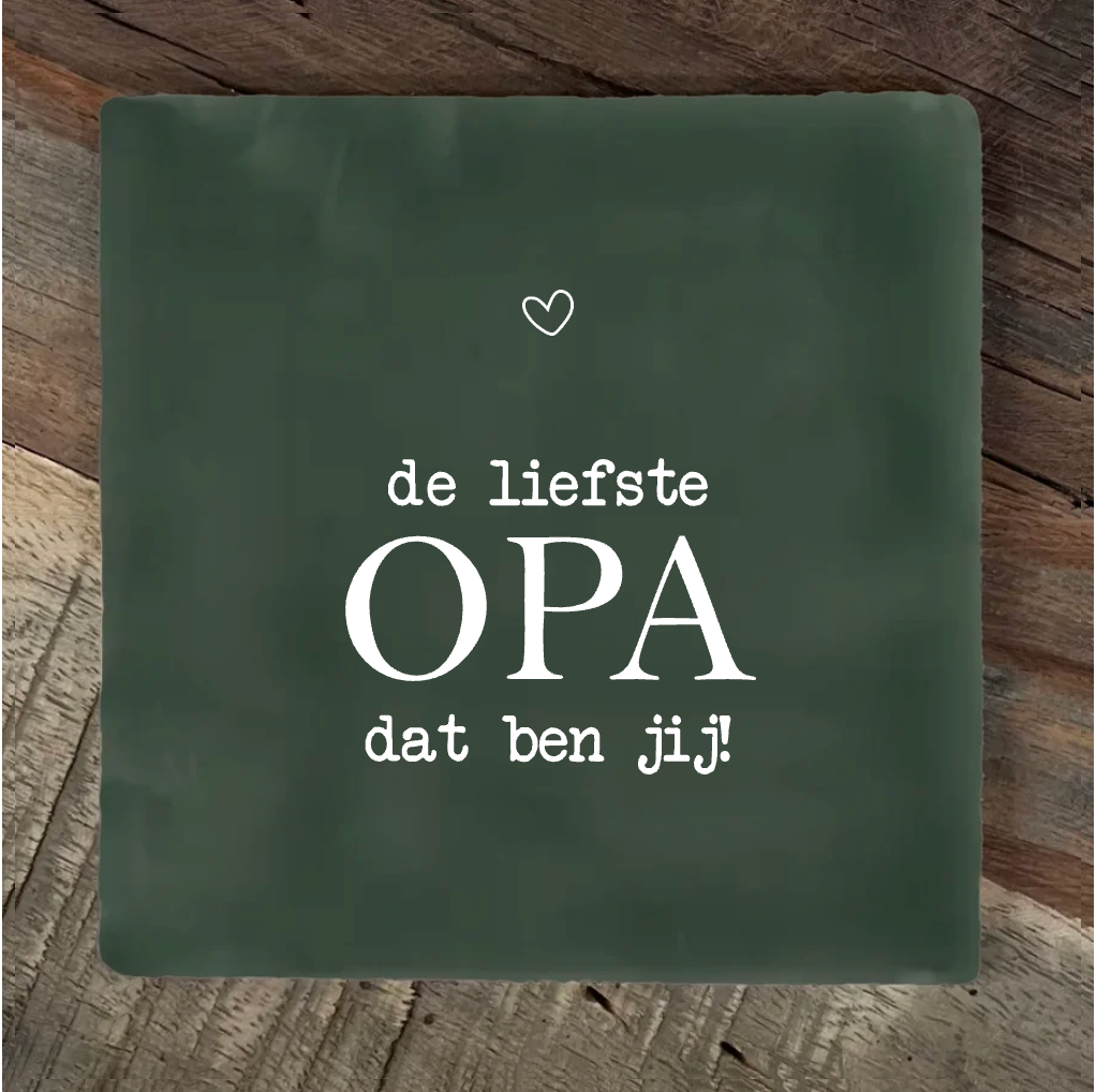 Label2X Tegeltje liefste opa dat ben jij Tegeltje liefste opa dat ben jij woonaccessoires homedecoratie