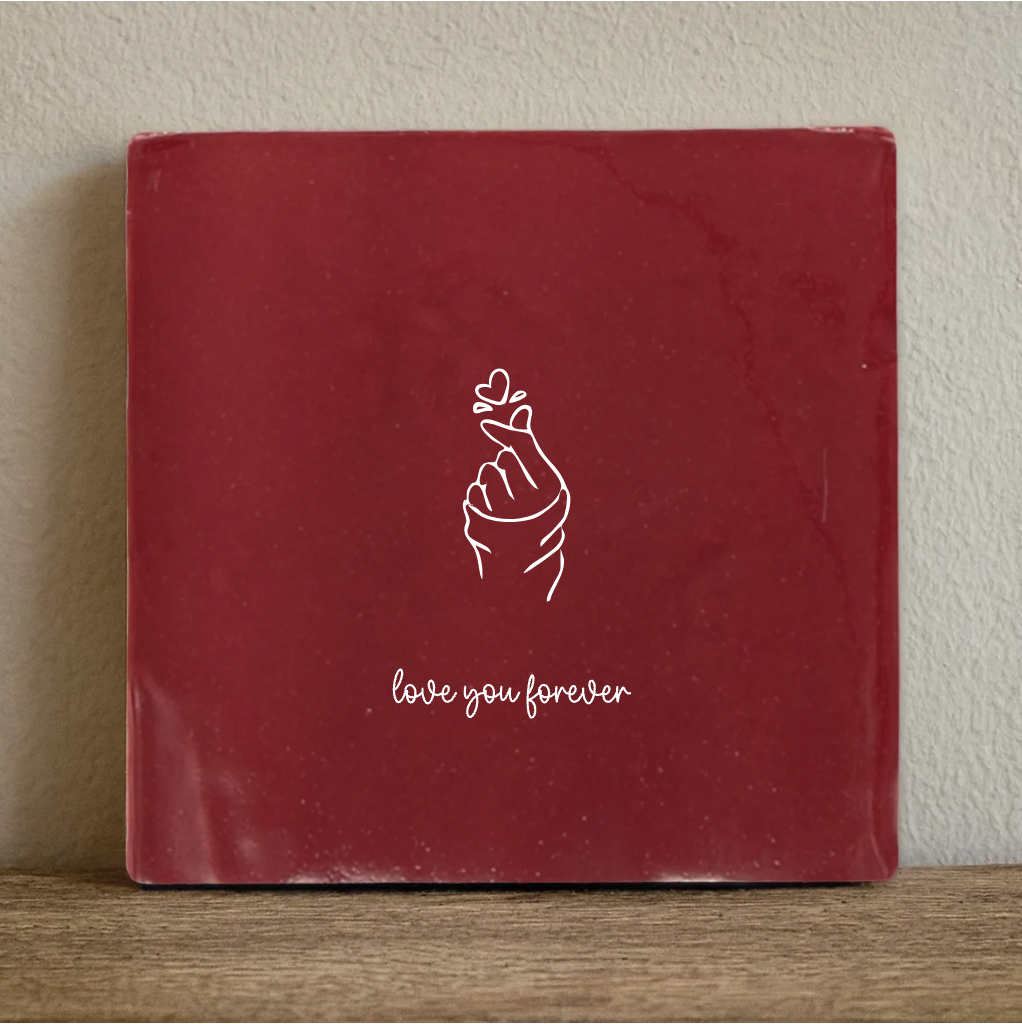 Label2X Tegeltje lovey Tegeltje lovey woonaccessoires homedecoratie