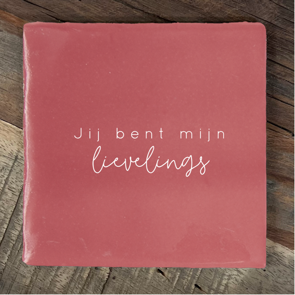 Tegeltje met eigen tekst – Label2X B.V.