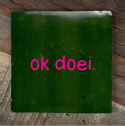 Label2X Tegeltje ok doei Tegeltje ok doei woonaccessoires homedecoratie