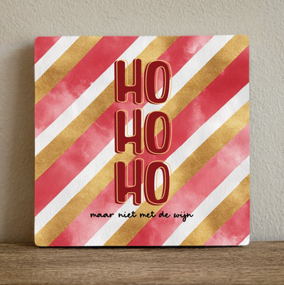 Label2X Tegeltje SPECIAL hohoho Tegeltje SPECIAL hohoho woonaccessoires homedecoratie