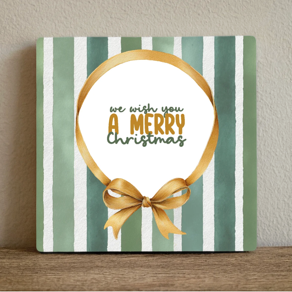 Label2X Tegeltje SPECIAL we wish you a merry christmas Tegeltje SPECIAL we wish you a merry christmas woonaccessoires homedecoratie