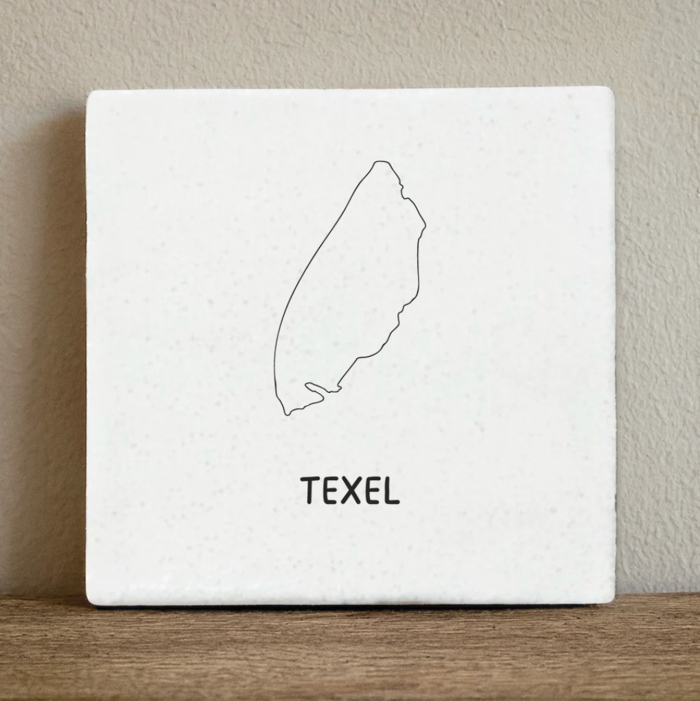 Label2X Tegeltje Texel Tegeltje Texel woonaccessoires homedecoratie
