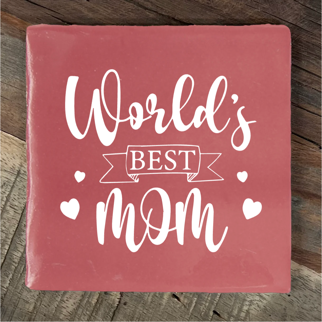 Label2X Tegeltje worlds best mom woonaccessoires homedecoratie