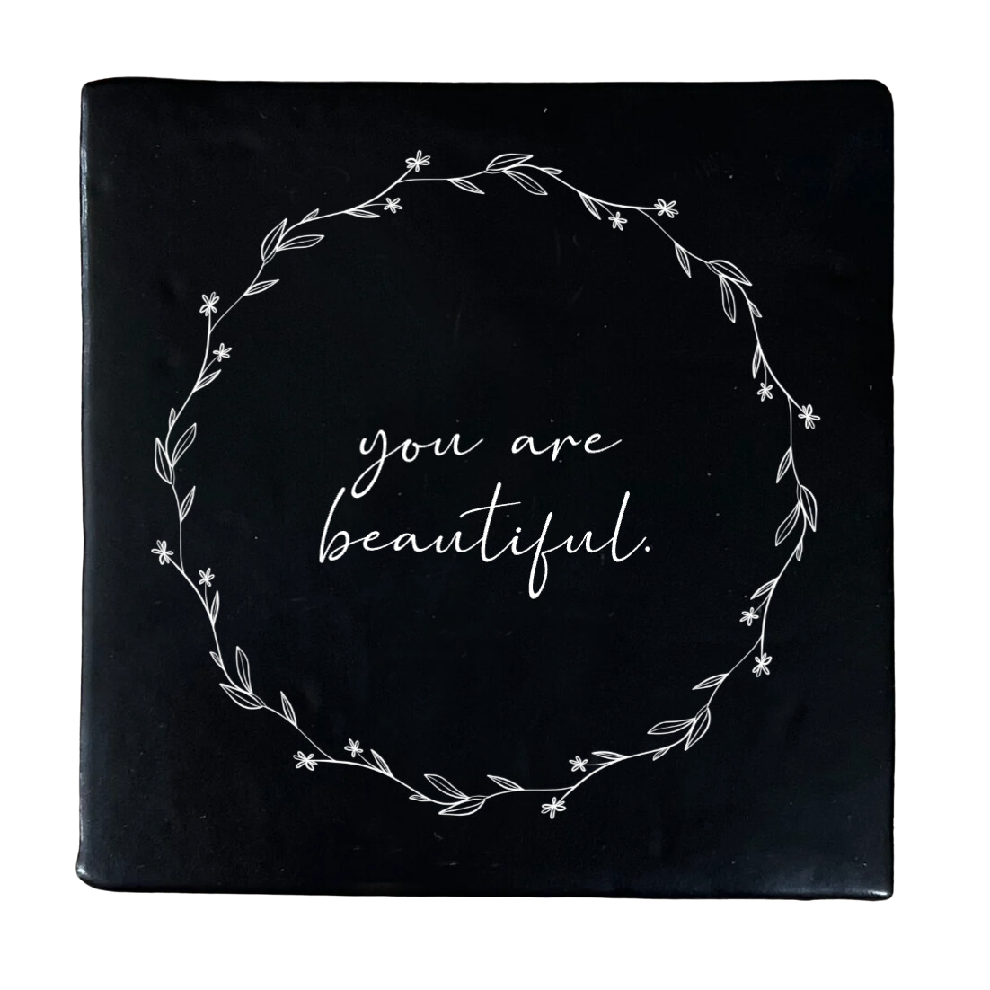 Label2X Tegeltje you are beautiful woonaccessoires homedecoratie