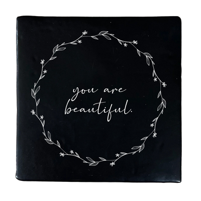 Label2X Tegeltje you are beautiful woonaccessoires homedecoratie