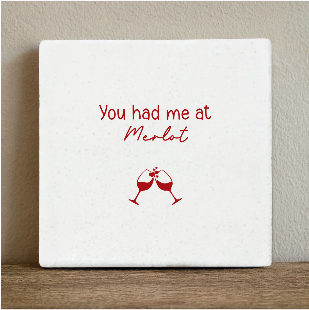 Label2X Tegeltje you had me at merlot Tegeltje you had me at merlot woonaccessoires homedecoratie