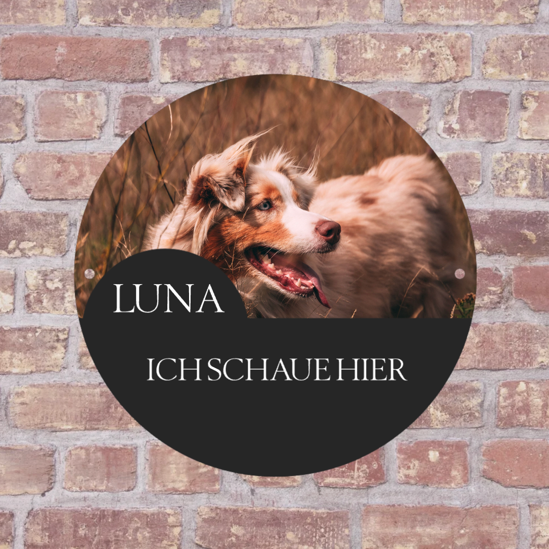 Label2X Watchdog-Schild woonaccessoires homedecoratie