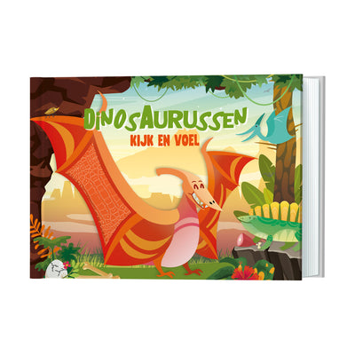 Lantaarn Publishers Kinderboeken Kijk en voel - Dinosaurussen 9789463544597 woonaccessoires homedecoratie