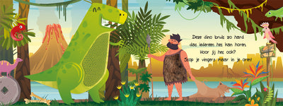 Lantaarn Publishers Kinderboeken Kijk en voel - Dinosaurussen 9789463544597 woonaccessoires homedecoratie