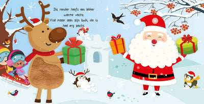 Lantaarn Publishers Kinderboeken Kijk en voel - Kerstmis 9789463547123 woonaccessoires homedecoratie
