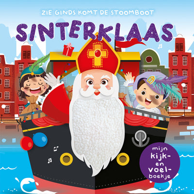 Lantaarn Publishers Kinderboeken Kijk en voel – Sinterklaas 9789463547116 woonaccessoires homedecoratie