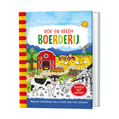Lantaarn Publishers Kinderboeken Magisch waterkleurboek Boerderij 9789463546812 woonaccessoires homedecoratie