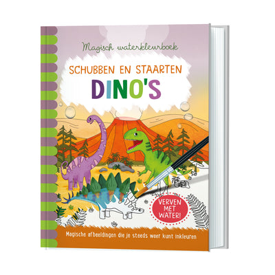 Lantaarn Publishers Kinderboeken Magisch waterkleurboek Dino's woonaccessoires homedecoratie