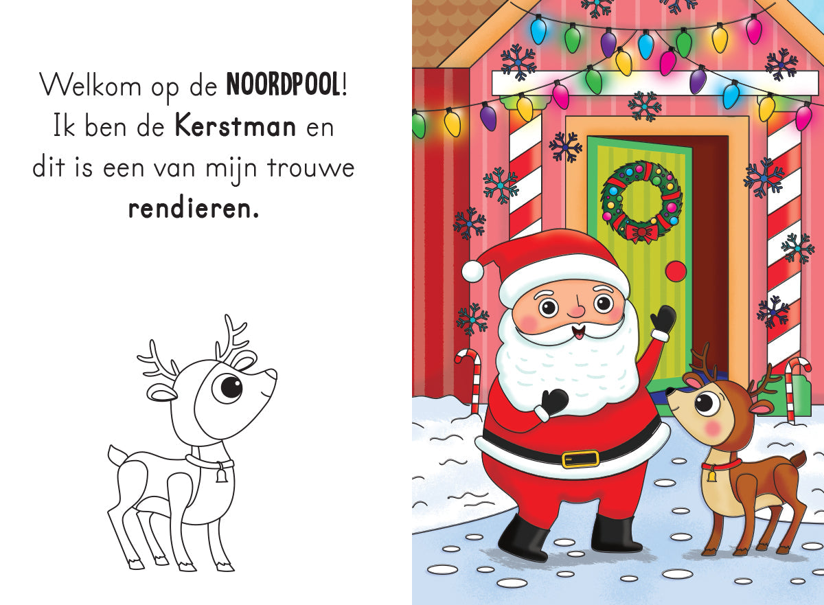 Lantaarn Publishers Kinderboeken Magisch waterkleurboek Kerstmis 9789463547550 woonaccessoires homedecoratie