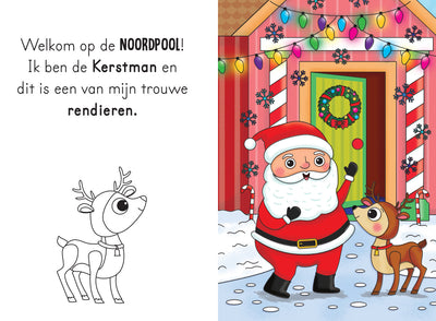 Lantaarn Publishers Kinderboeken Magisch waterkleurboek Kerstmis 9789463547550 woonaccessoires homedecoratie