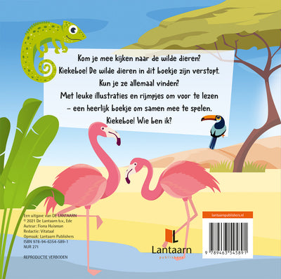 Lantaarn Publishers Kinderboeken Mijn kiekeboek - Wilde dieren 9789463545891 woonaccessoires homedecoratie