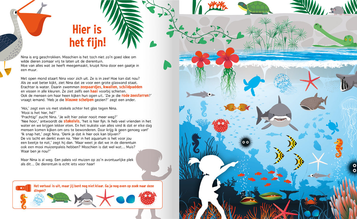 Lantaarn Publishers Kinderboeken Speuren in de dierentuin 9789461889560 woonaccessoires homedecoratie
