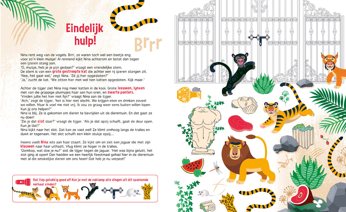 Lantaarn Publishers Kinderboeken Speuren in de dierentuin 9789461889560 woonaccessoires homedecoratie