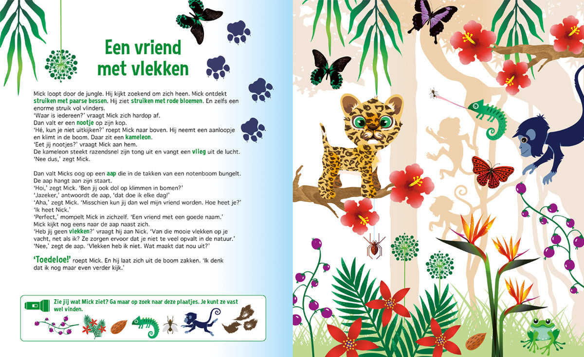 Lantaarn Publishers Kinderboeken Speuren in de jungle 9789461888563 woonaccessoires homedecoratie
