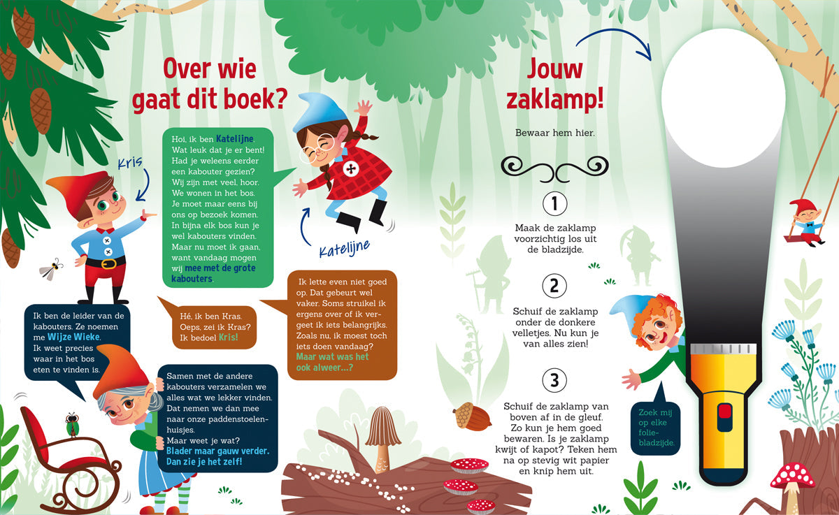 Lantaarn Publishers Kinderboeken Speuren in het kabouterbos 9789463546416 woonaccessoires homedecoratie