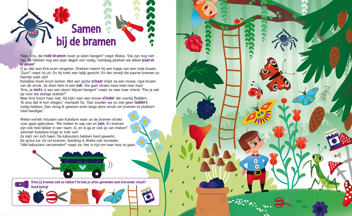 Lantaarn Publishers Kinderboeken Speuren in het kabouterbos 9789463546416 woonaccessoires homedecoratie