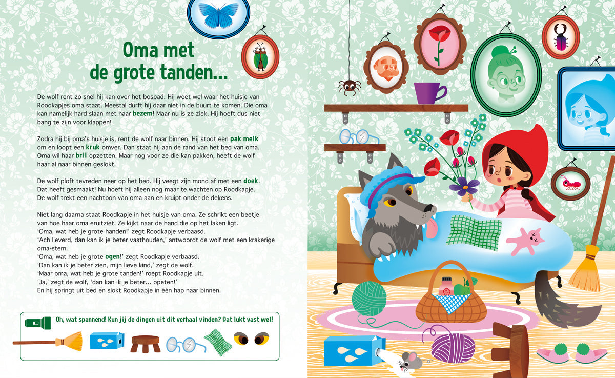 Lantaarn Publishers Kinderboeken Speuren naar Roodkapje 9789463543576 woonaccessoires homedecoratie