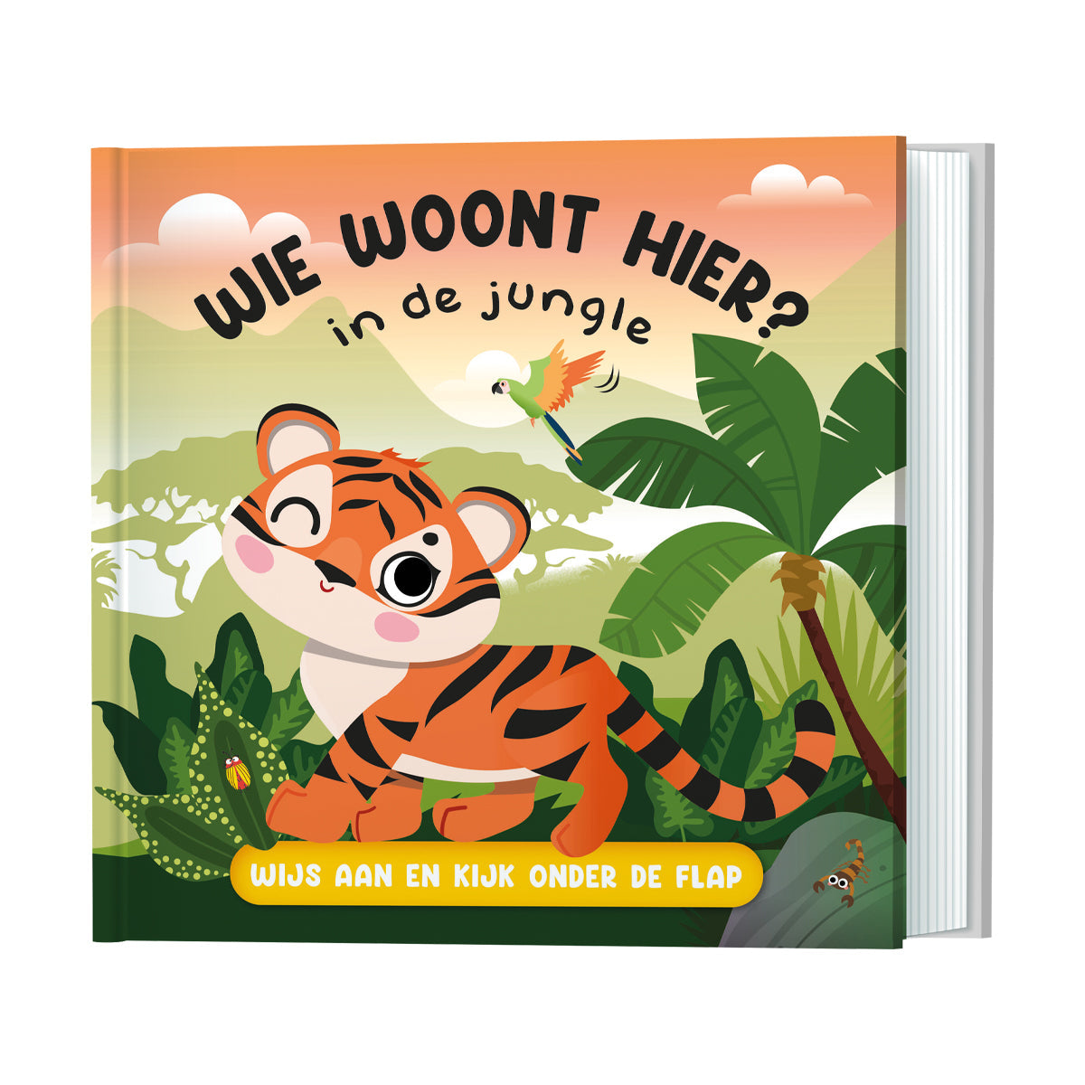 Lantaarn Publishers Kinderboeken Wie woont hier? In de jungle 9789463548472 woonaccessoires homedecoratie