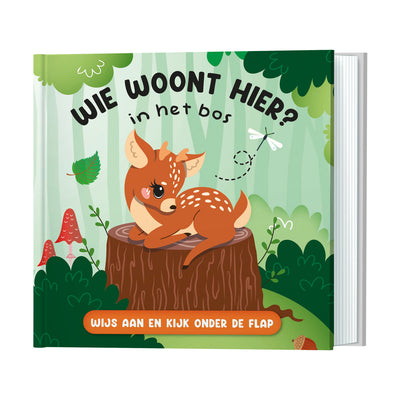 Lantaarn Publishers Kinderboeken Wie woont hier? In het bos woonaccessoires homedecoratie