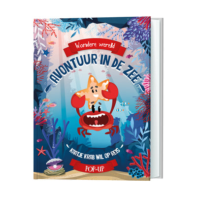 Lantaarn Publishers Kinderboeken Wondere wereld pop-up - Avontuur in de zee 9789463545358 woonaccessoires homedecoratie