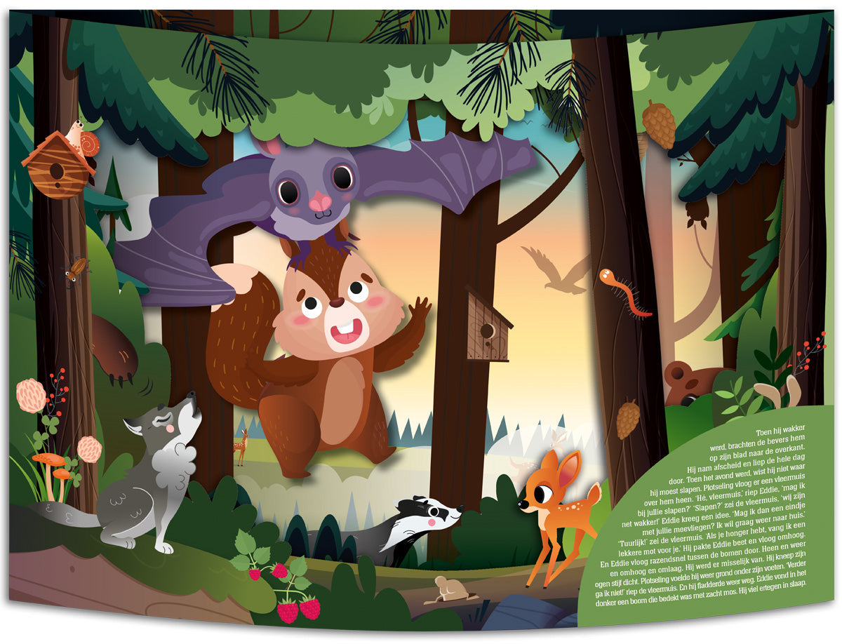 Lantaarn Publishers Kinderboeken Wondere wereld pop-up - Avontuur in het bos woonaccessoires homedecoratie