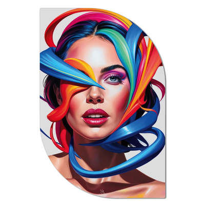 ScandiArt ScandiArt ScandiArt abstract women colorfull ScandiArt abstract women colorfull woonaccessoires homedecoratie
