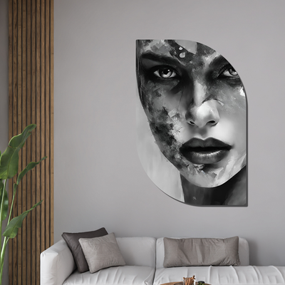 ScandiArt ScandiArt ScandiArt abstract women face woonaccessoires homedecoratie