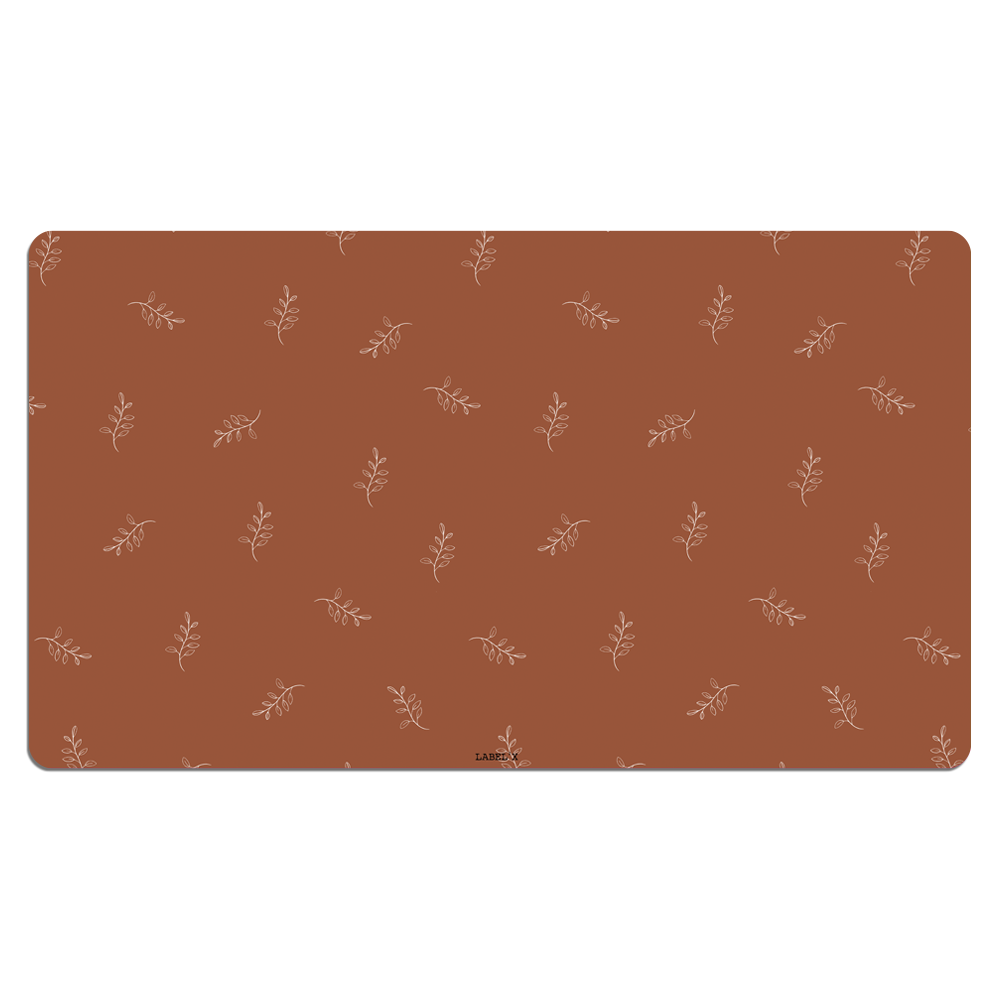 Label2X 60 x 35 cm Knutselmat rust leaf woonaccessoires homedecoratie