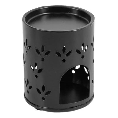 Label2X Amberblokjes Amber geurbrander zwart gesloten AMB-023 woonaccessoires homedecoratie