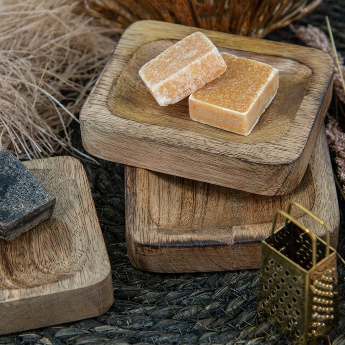 Label2X Amberblokjes Amberblokje vanille woonaccessoires homedecoratie