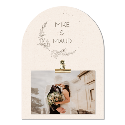Label2X Huwelijk Boog clipboard swirl 6090342830810 BC-003 woonaccessoires homedecoratie