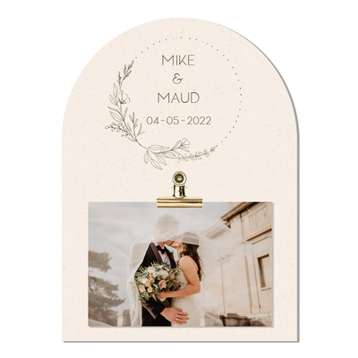Label2X Huwelijk Boog clipboard swirl 6090342830810 BC-003 woonaccessoires homedecoratie