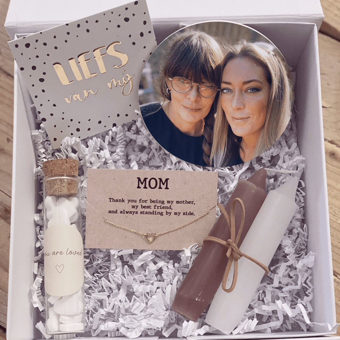 Label2X Cadeaudoos Cadeaudoos mama foto gold