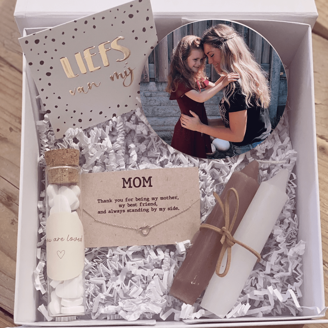 Label2X Cadeaudoos Cadeaudoos mama foto silver