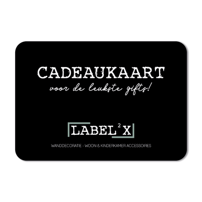 Label2X cadeau Cadeaukaart digitaal