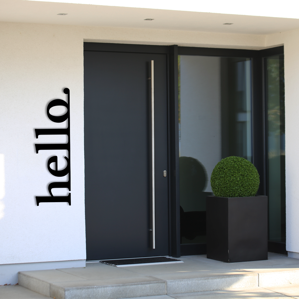 Label2X Freeswoord hello rond woonaccessoires homedecoratie