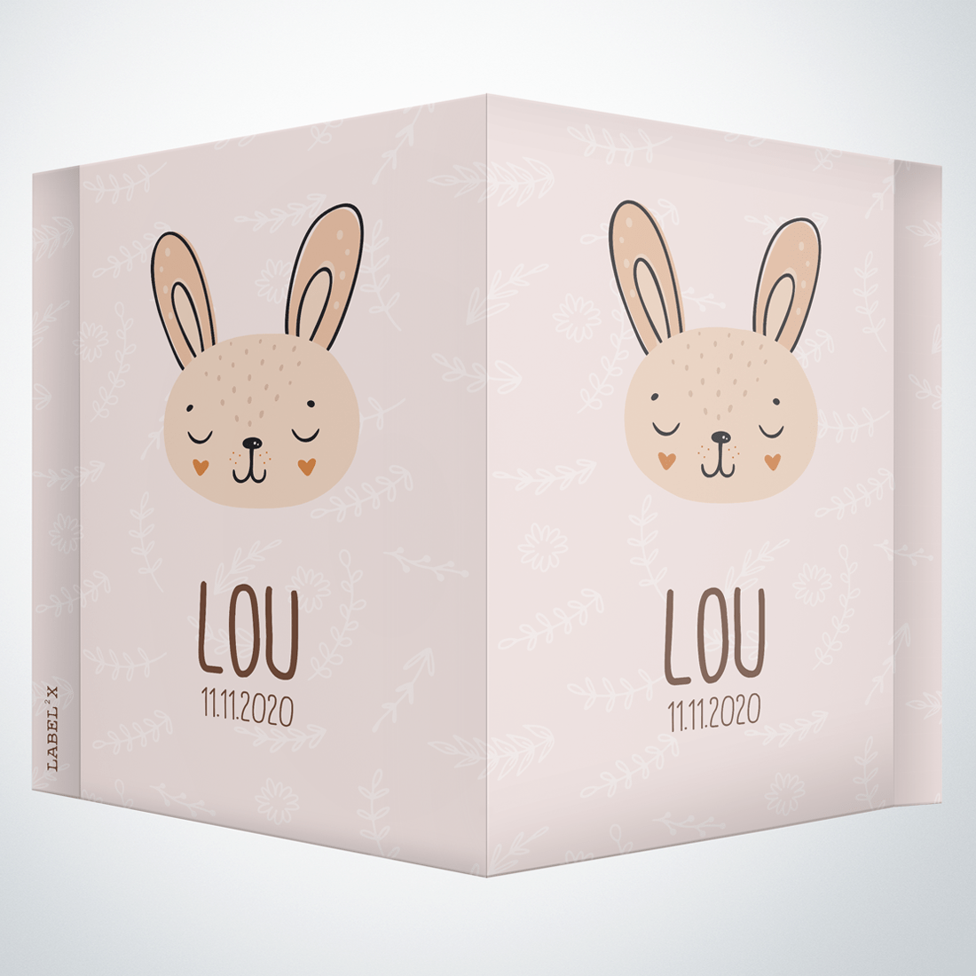 Label2X Geboortebord Geboortebord bunny