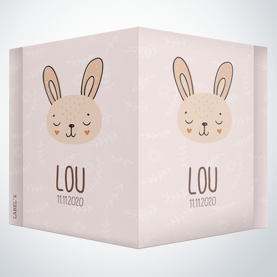 Label2X Geboortebord Geboortebord bunny