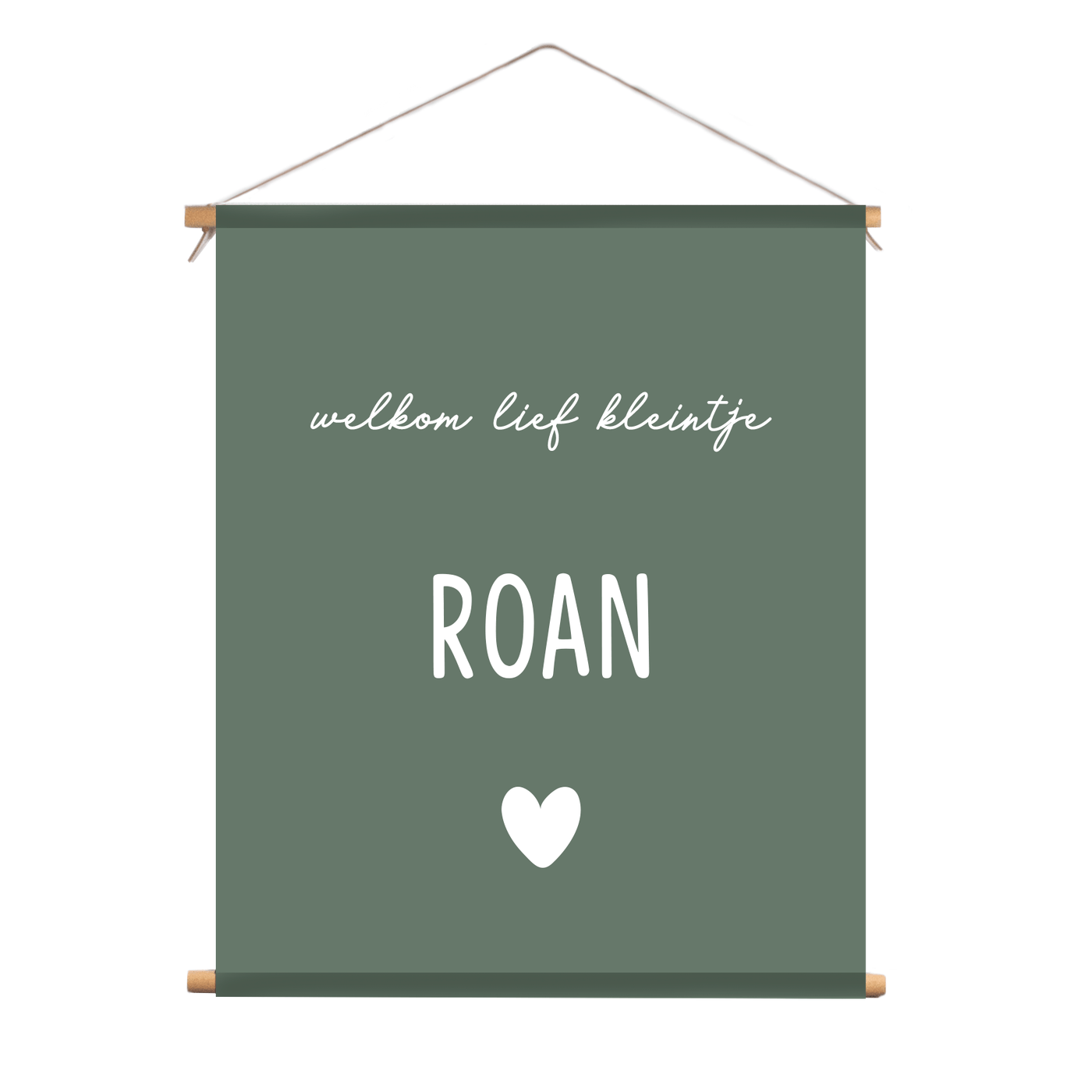 Label2X geboorteposters Geboorteposter textiel Roan woonaccessoires homedecoratie