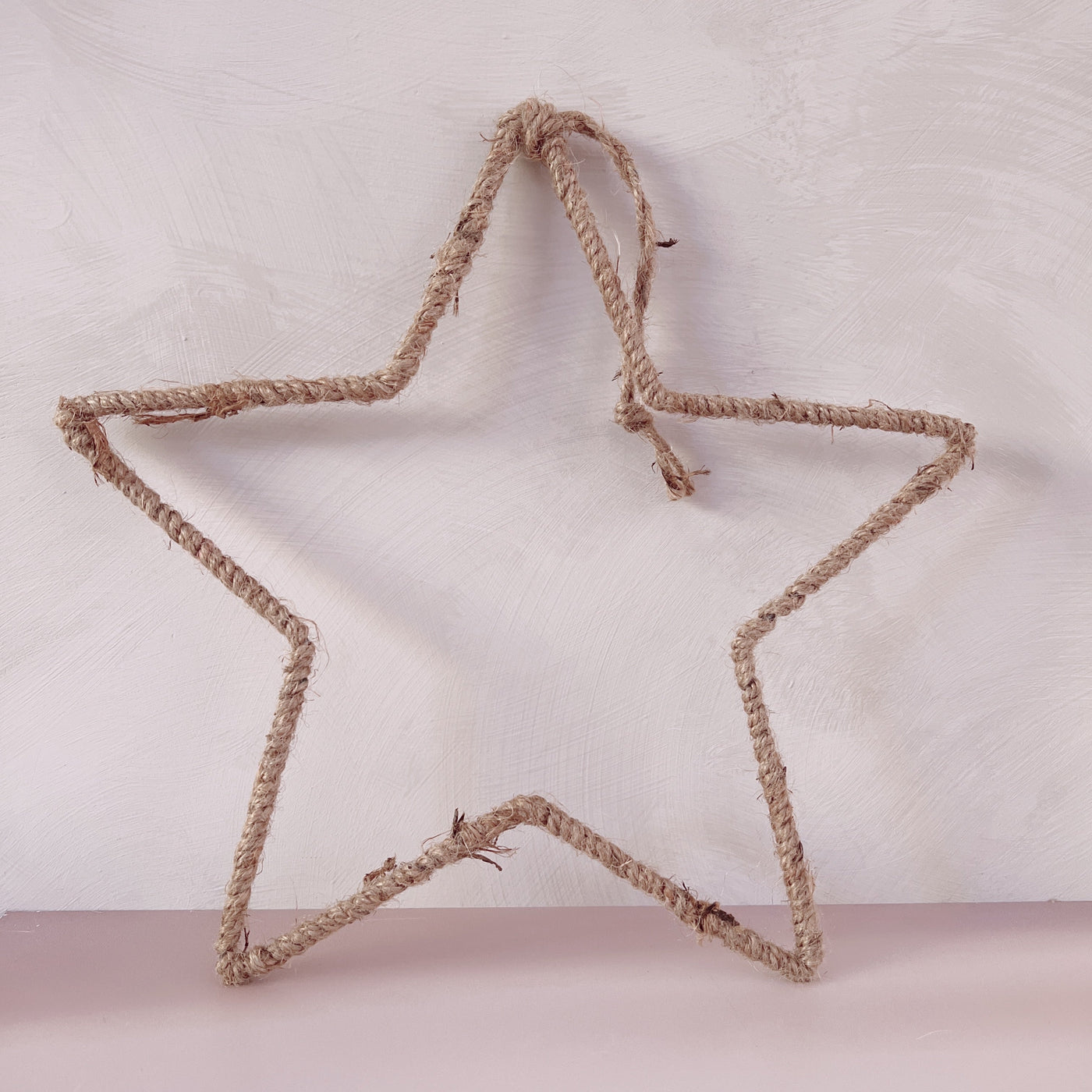 Label2X Jute deco ster groot woonaccessoires homedecoratie