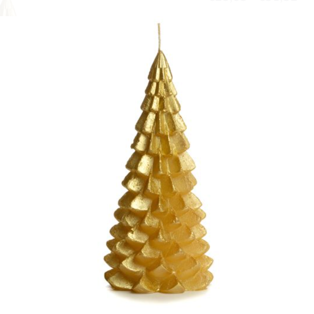 Label2X Sintkerst Kaars kerstboom goud woonaccessoires homedecoratie
