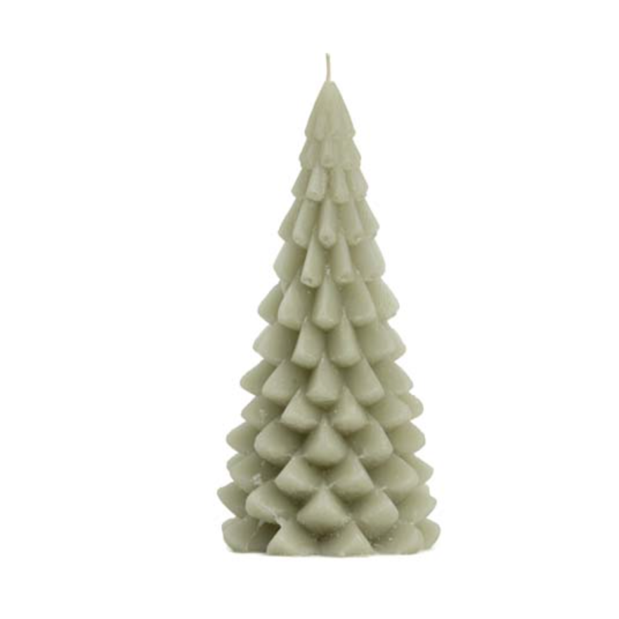 Label2X Sintkerst Kaars kerstboom zachtgroen 