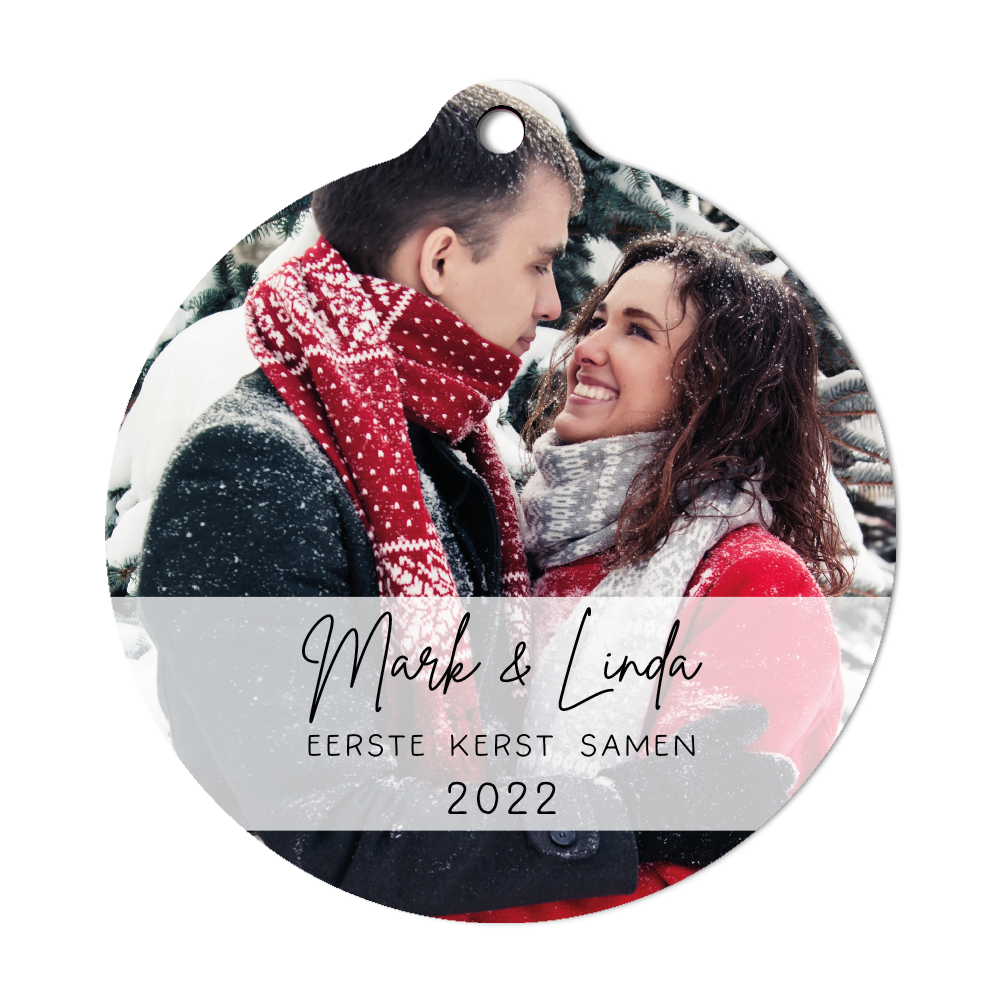 Label2X Kerstmis Kersthanger eerste kerst samen 