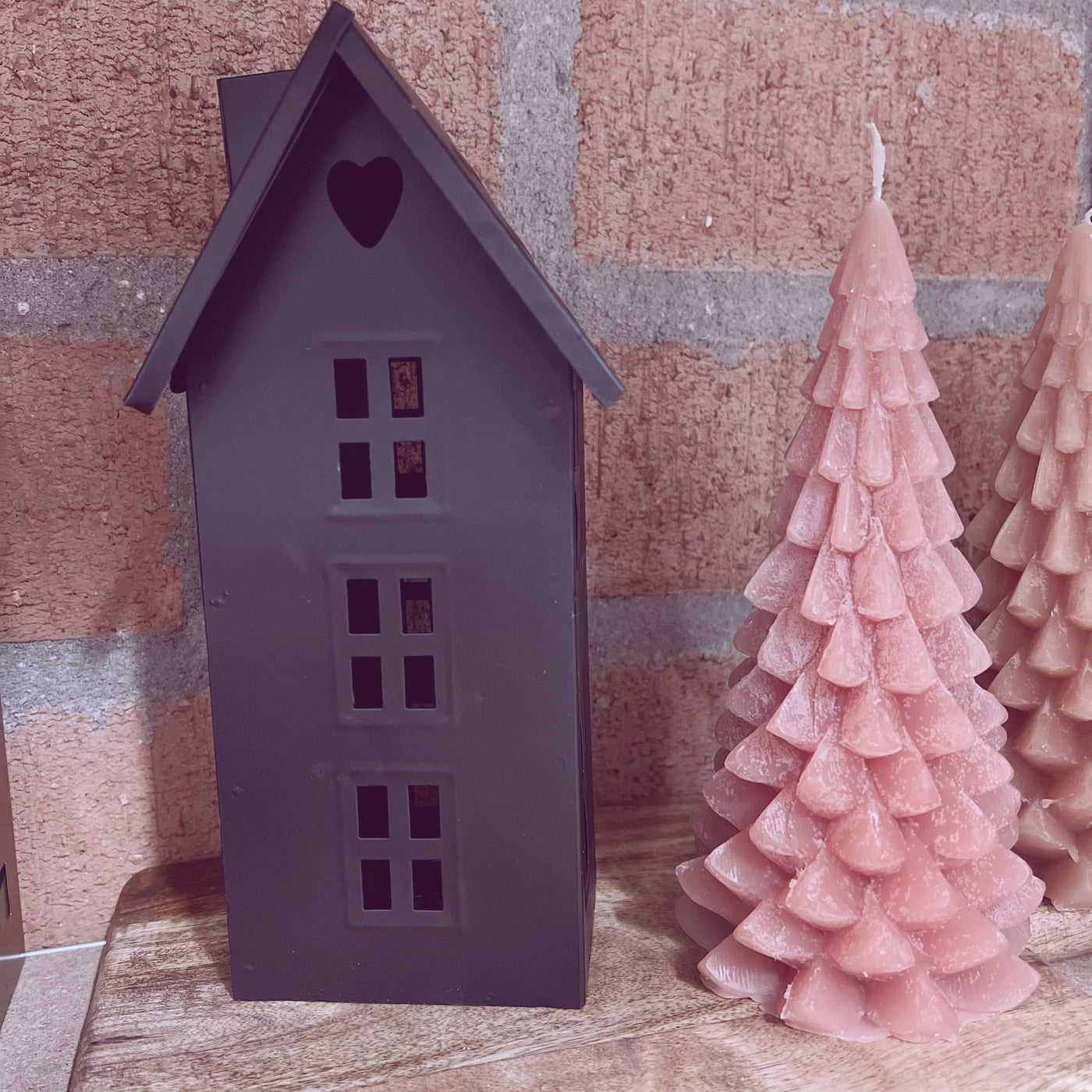 Label2X Metalen huisje groot woonaccessoires homedecoratie